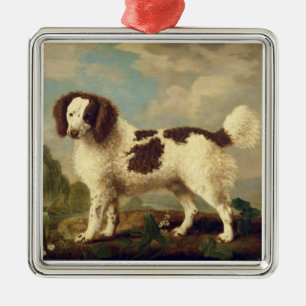 Brown and White Norfolk or Water Spaniel, 1778 (oi Metal Ornament