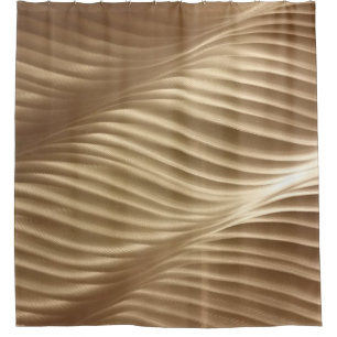 Brown and white striped textile