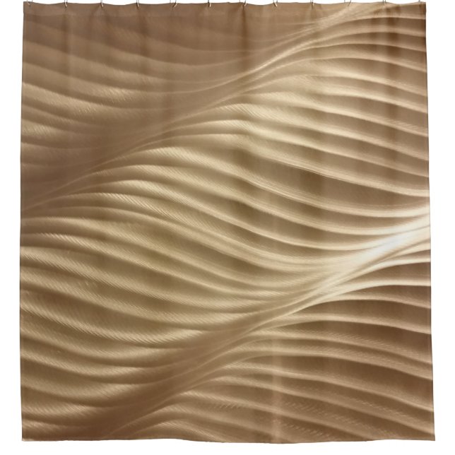 Brown and white striped textile (Front)