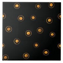 Brown and Yellow Circles