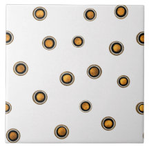 Brown and Yellow Circles