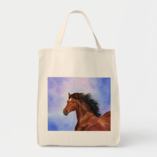 Brown Andalusian horse bag