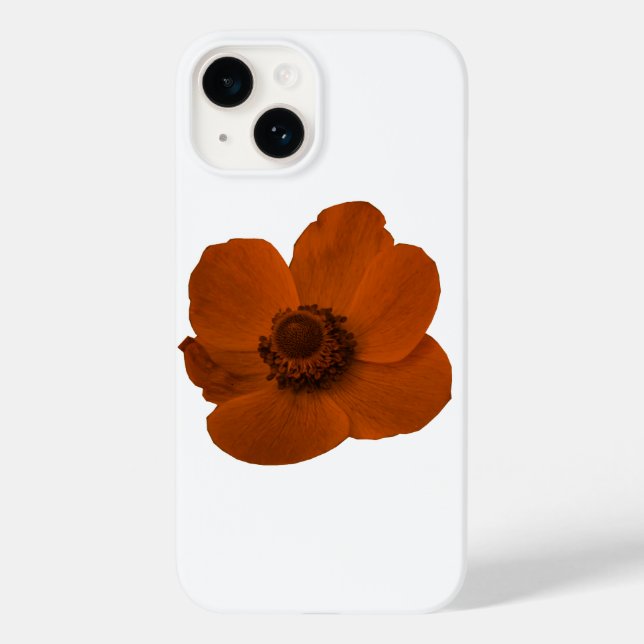 Brown Anemone Case-Mate iPhone Case (Back)