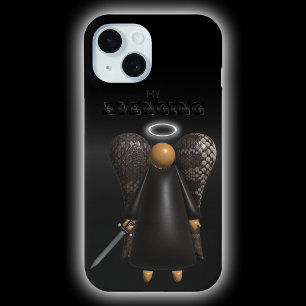 Brown Angel, Avenging Angel  iPhone 15 Case