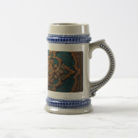 Brown-Aqua Elegance