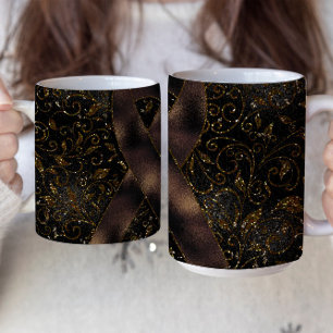 Brown Awareness Ribbon Mug Design