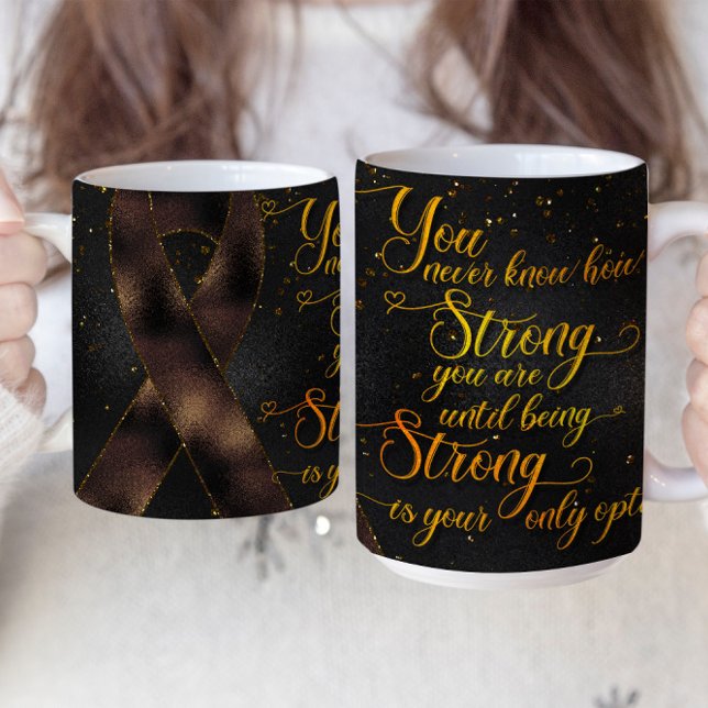 Brown Awareness Ribbon Mug Design (Creator Uploaded)