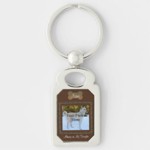 Brown Awesome Dog or Cat Memorial Keychain