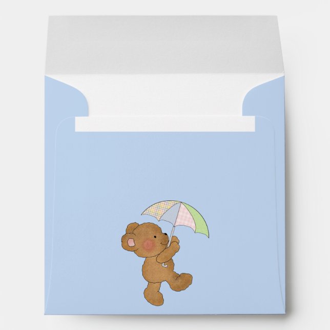 Brown Baby Bear Envelope (Back (Bottom))
