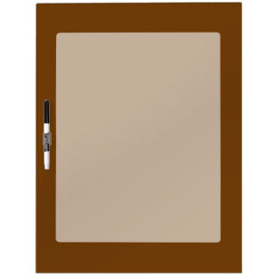 Brown Background Color You Can Customize Dry Erase Board