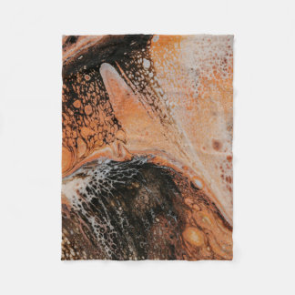Brown Background Fleece Blanket