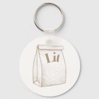 Brown Bag Lit 2024 Keychain