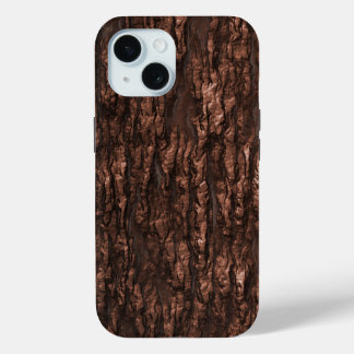 Brown Bark Camo iPhone 15 Case