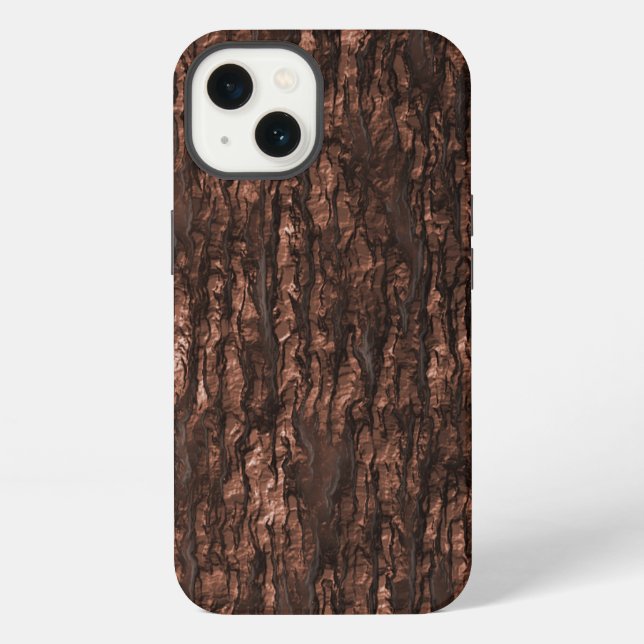 Brown Bark Camo iPhone Case (Back)