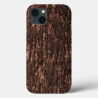 Brown Bark Camo iPhone Case