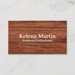 Brown Barn Wood Wall Texture Business Card