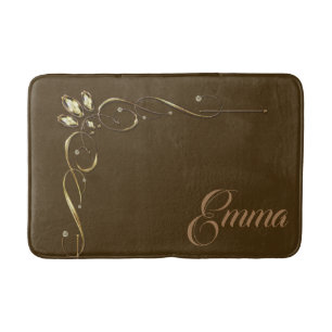 Brown Bathroom Bath Mat