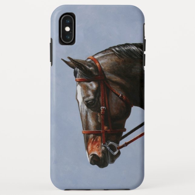 Brown Bay Oldenburg Horse Portrait Case-Mate iPhone Case (Back)
