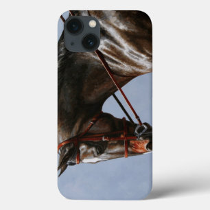 Brown Bay Oldenburg Horse Portrait iPhone 13 Case