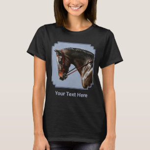 Brown Bay Oldenburg Horse Portrait T-Shirt