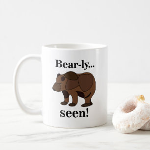 Brown Bear Animal Funny Humor Quote Coffee Mug