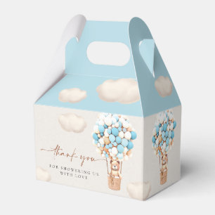 Brown Bear Balloons Favour Box