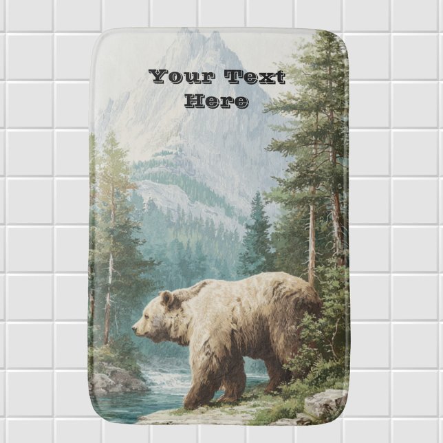 Brown Bear Bath Mat (Creator Uploaded)