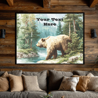 Brown Bear Canvas Print