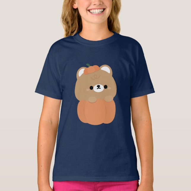 Brown Bear Halloween T-Shirt (Front)