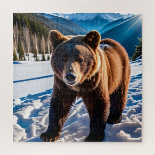 Brown Bear in the Snow Jigsaw Puzzle