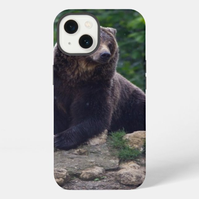 Brown bear iPhone case (Back)