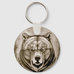 Brown Bear Keychain