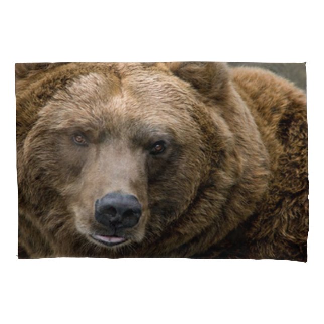 Brown Bear Pillowcase (Front)