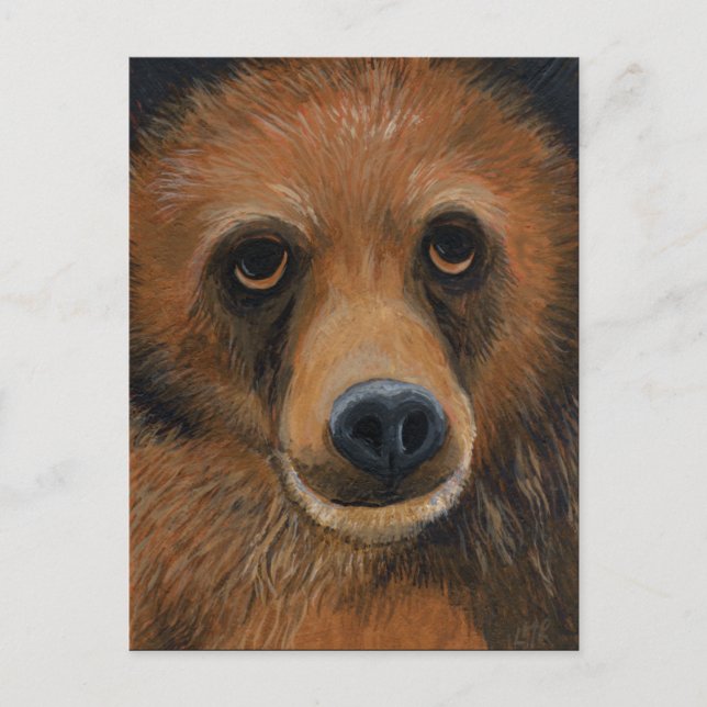 Brown Bear Postcard (Front)
