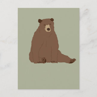 Brown Bear Postcard