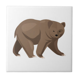 Brown Bear Tile