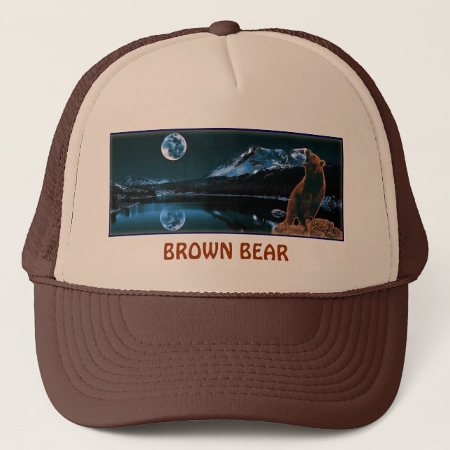 Brown Bear Trucker Hat (Front)