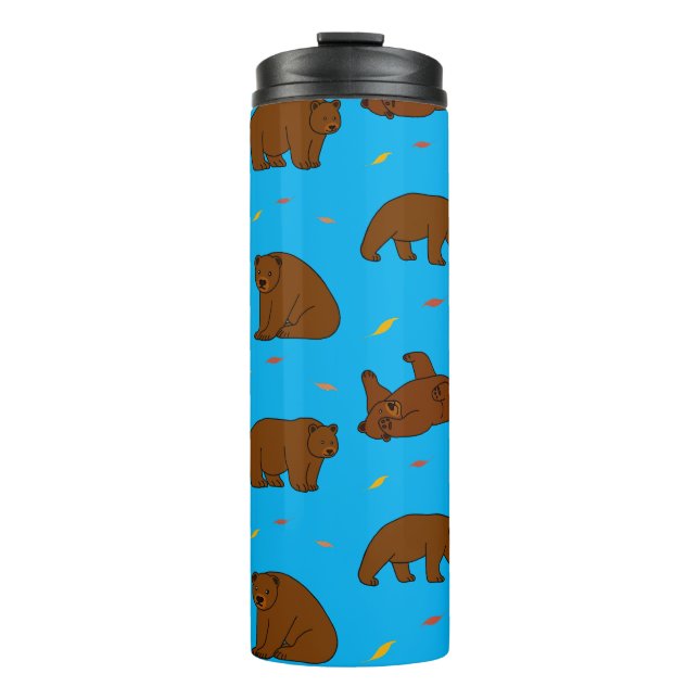 Brown Bears Thermal Tumbler (Front)