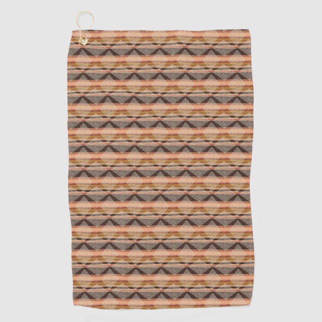 Brown Beige Mud Cloth Pattern (Front)
