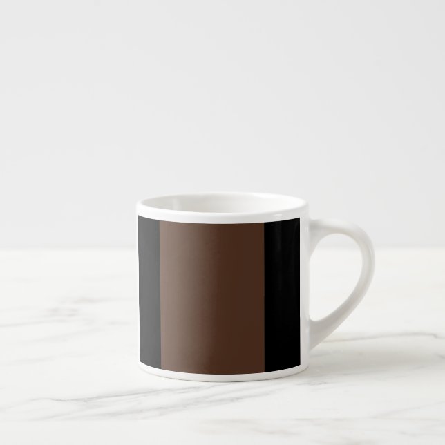 Brown, black and white stripes  espresso cup (Right)