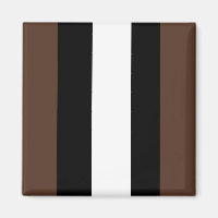 Brown, black and white stripes