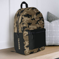Brown Black Camoflauge Boys School