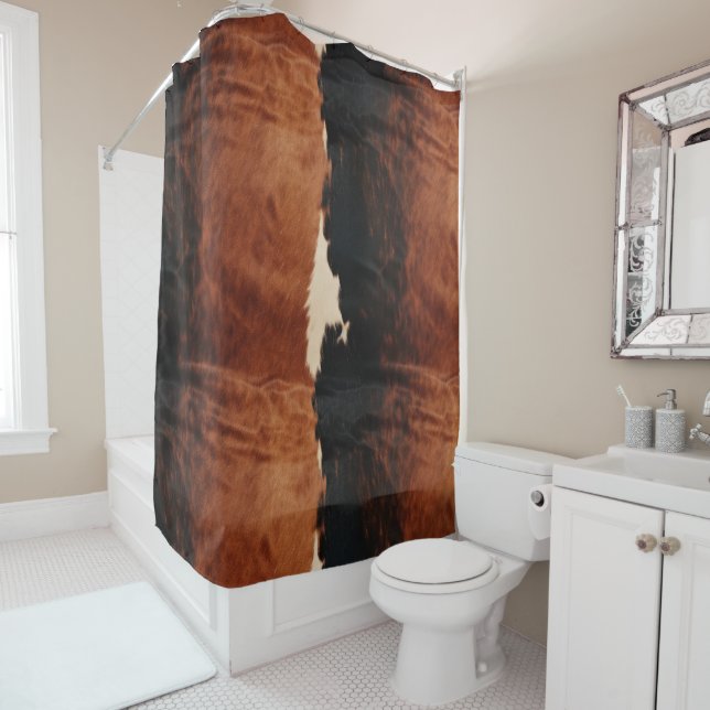 Brown Black Southwest Faux Cowhide (In Situ)