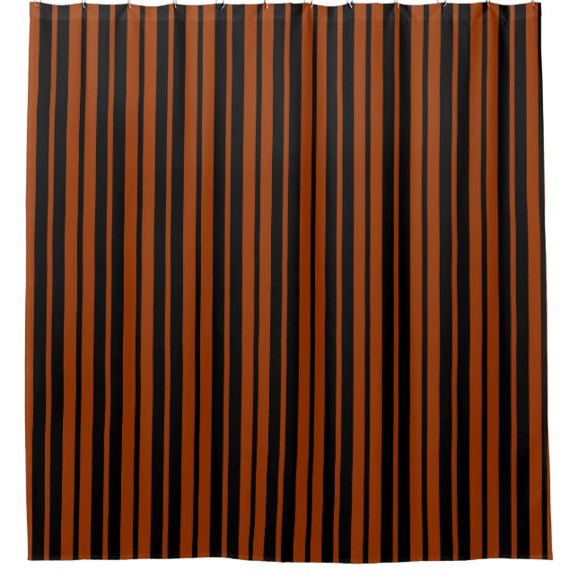 Brown Black Vertical Stripes Pattern Design (Front)