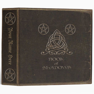 Brown Book of Shadows Binder