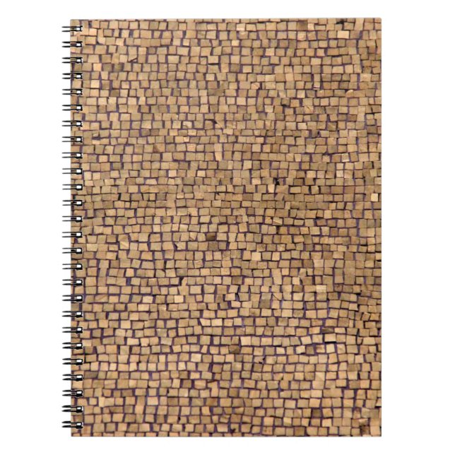 Brown brick block notebook (Front)