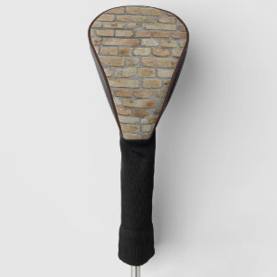 Brown Brick Wall A Novelty Design  Golf Head Cover