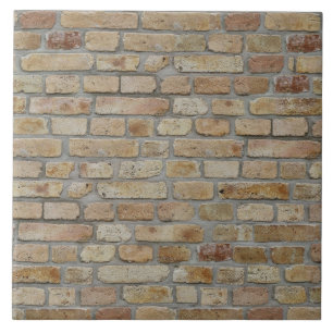 Brown Brick Wall A Novelty Design  Tile
