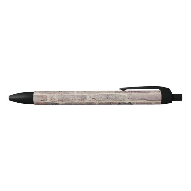 Brown Brick Wall Black Ink Pen (Top)