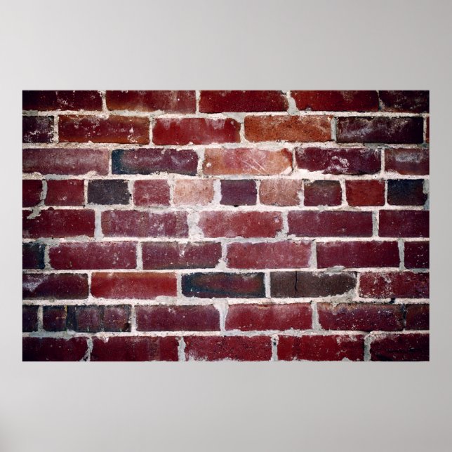 Brown brick wall poster (Front)